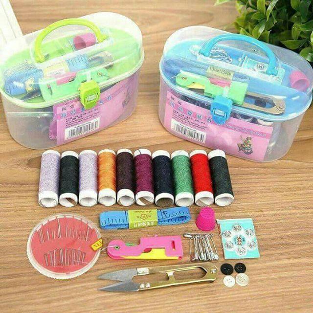 Hộp kim chỉ đa năng loại to 55 món tiện dụng hiệu quả