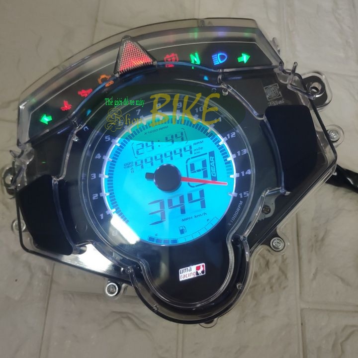 [ BẢO HÀNH ] Đồng hồ điện tửgắn xe EXCITER 135 UMA, độ xe máy siêu chất