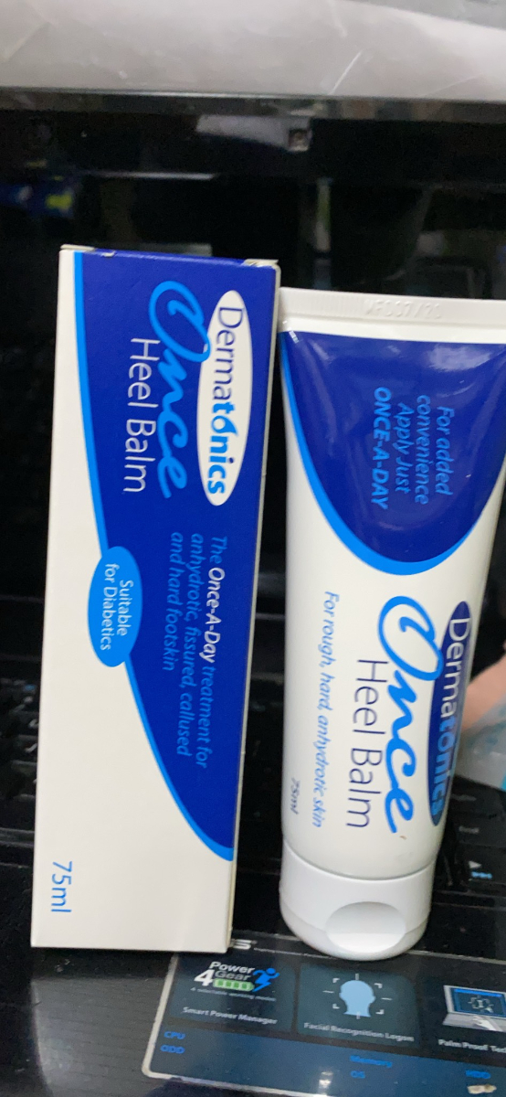 Once heel balm dermatonics 75ml. kem giảm nứt nẻ gót chân, bàn chân, ngón chân tay.