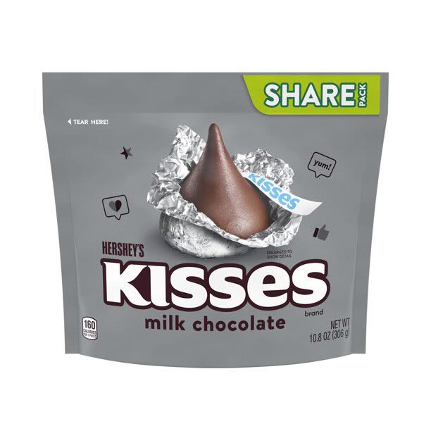 Socola Hershey Kisses Sữa - Socola Mỹ