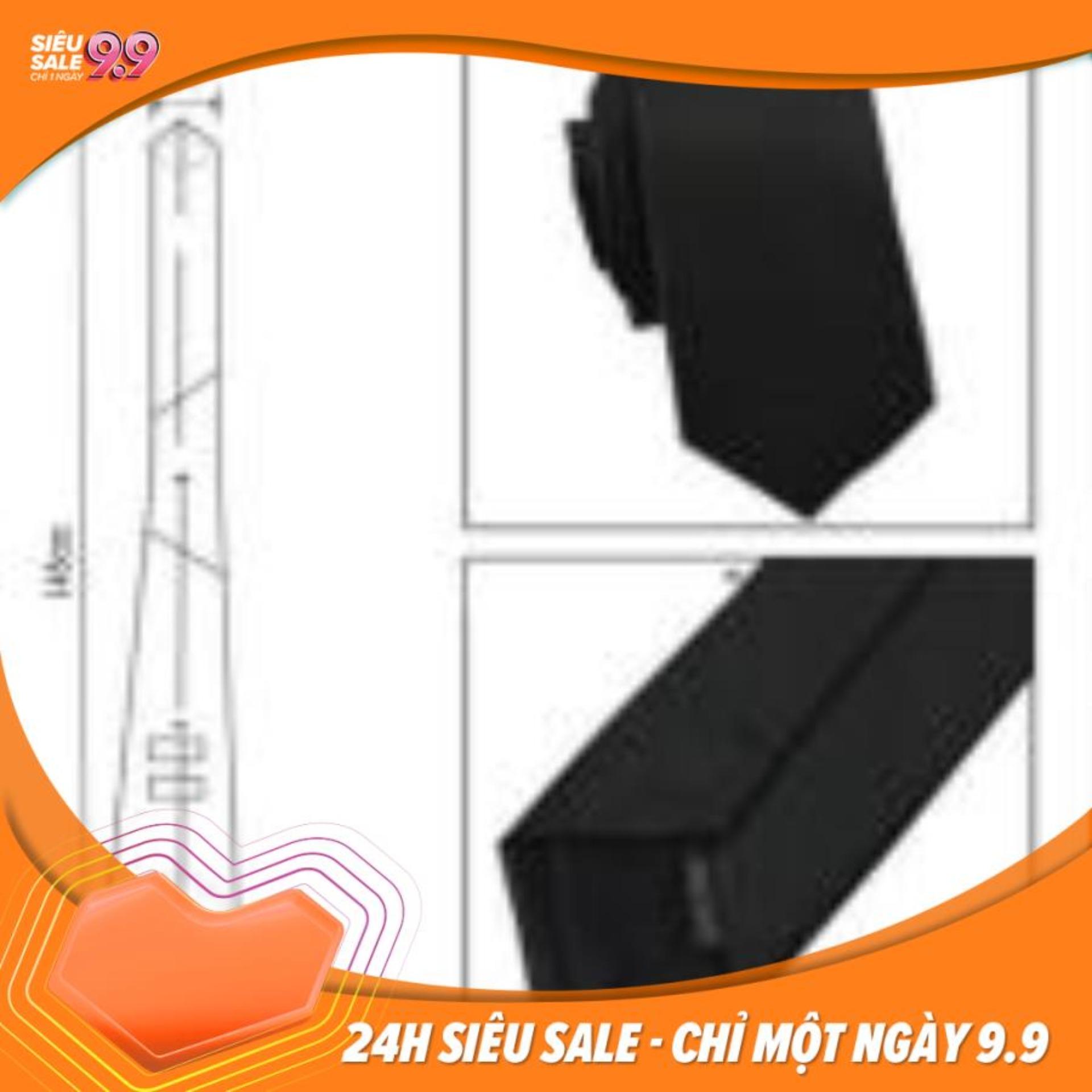 Cà Vạt Nam Bản Nhỏ Màu Đen