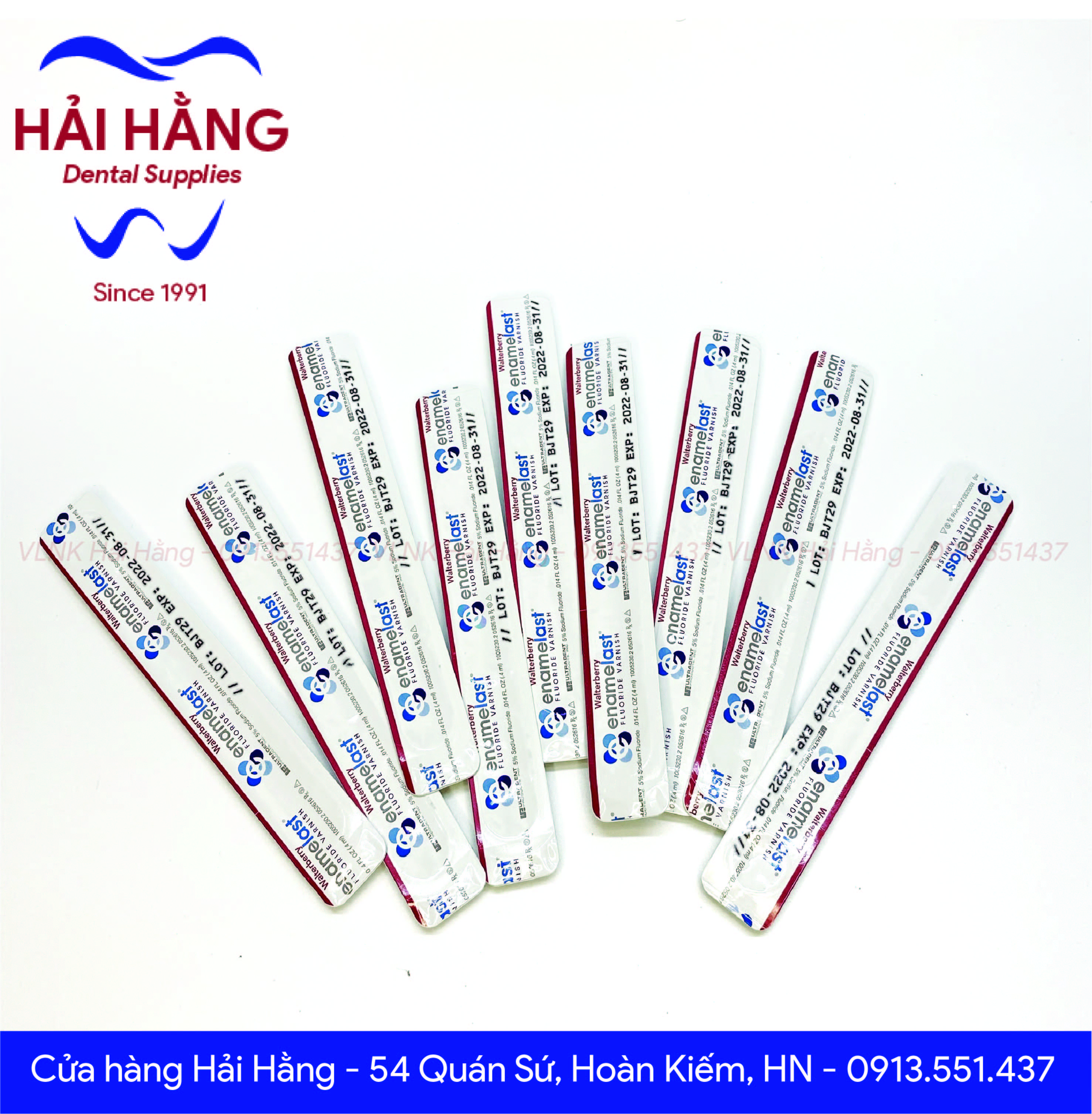 Chống sâu răng trẻ em vecni fluour Enamelast chính hãng Ultradent
