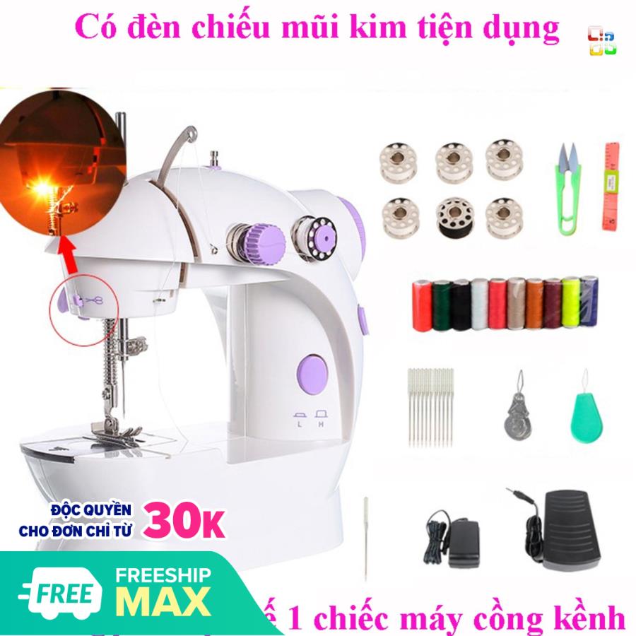 Máy Khâu Mini Có Vắt Sổ Mẫu 2020, Máy May Mini Cao Cấp Tiện Lợi Hoạt Động Êm Ái Dễ Dàng Thao Tác Sử Dụng May Vá Riêng Cho Các Mẹ Tại Nhà bảo hành uy tín