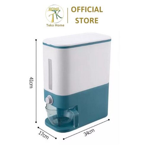 Thùng gạo thông minh tự động 15kg
