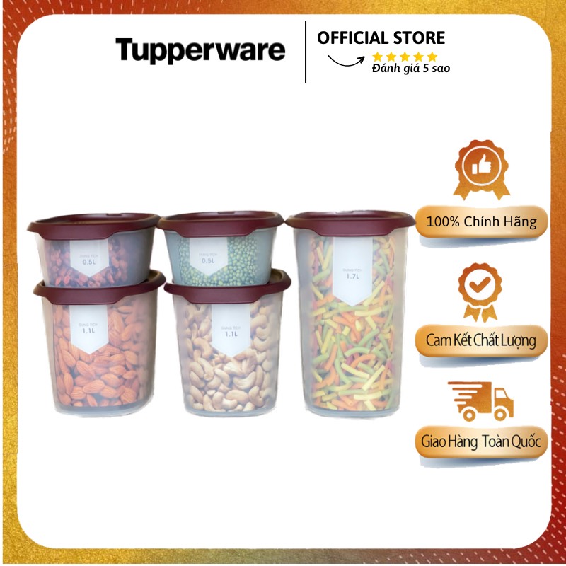Bộ hộp bảo quản thực phẩm One Touch Fresh - Tupperware Mall Chợ Lớn