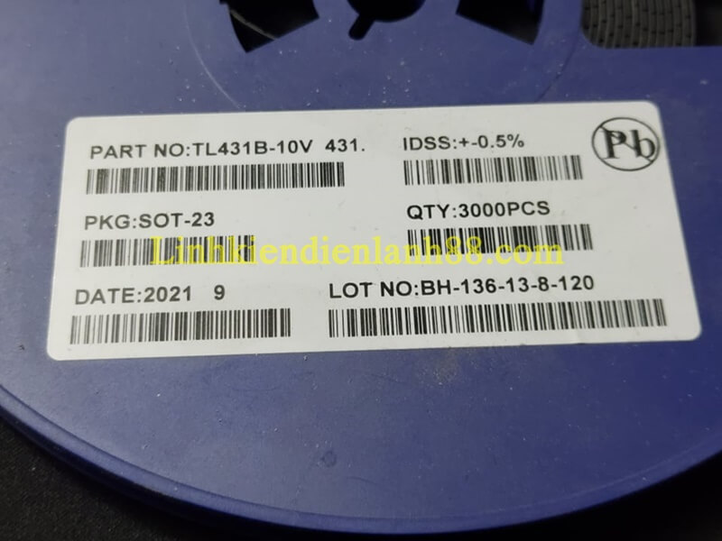 10 con ic tl431 431 dán sot-23 mới, chính hãng !