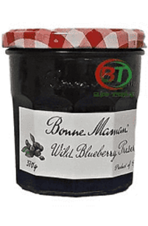 Mứt Quả Việt Quất Hiệu Bonne Maman (Bonne Maman Wild Blueberry Preserve ) 370g
