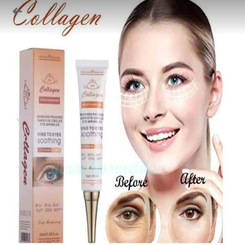 Kem giảm thâm mắt, bọng mắt collagen plus vit e 701