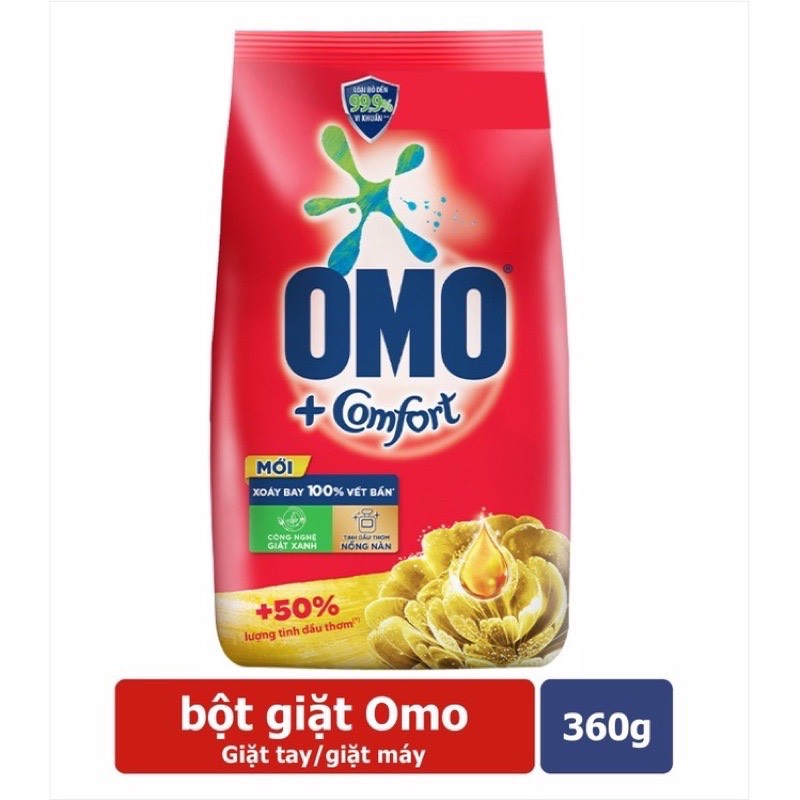 Bột giặt Omo Comfort tinh dầu thơm gói