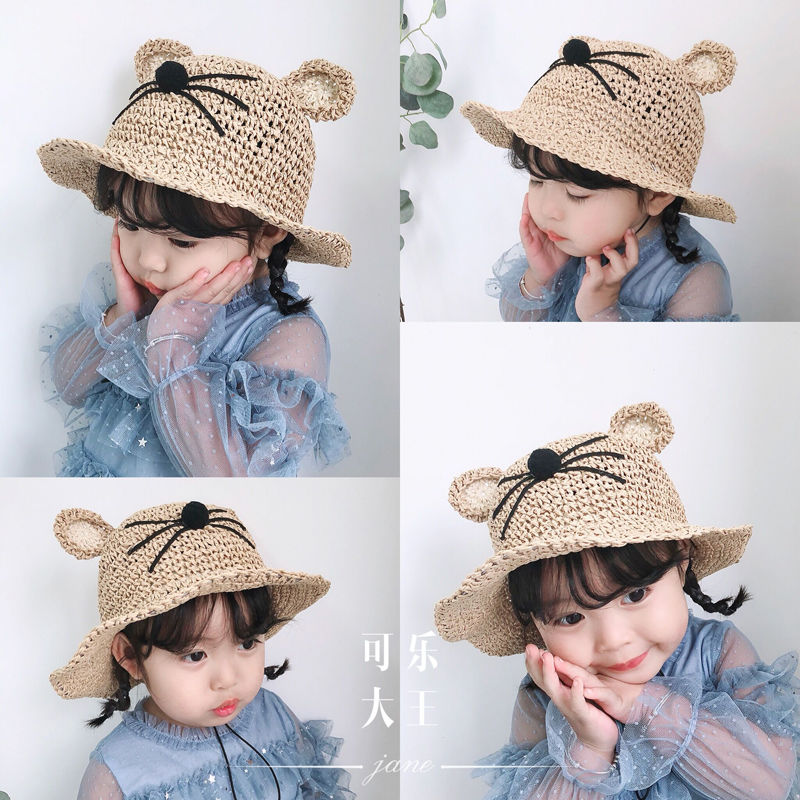 🐤[SIÊU CUTE🐤] Mũ cói cho bé gái, trai 2 tuổi -12 tuổi 🐤- Aloha24h