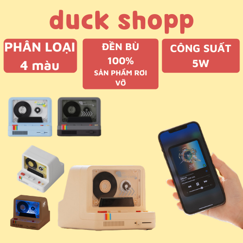 Loa bluetooth cassette cổ x20 retro