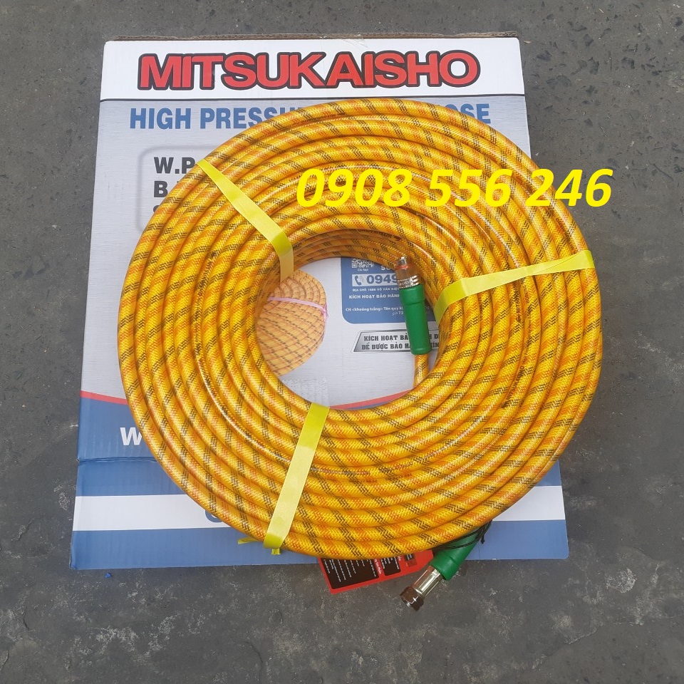 Dây rửa xe phun áp lực mitsukaisho 8.5mm x 50m dây mềm