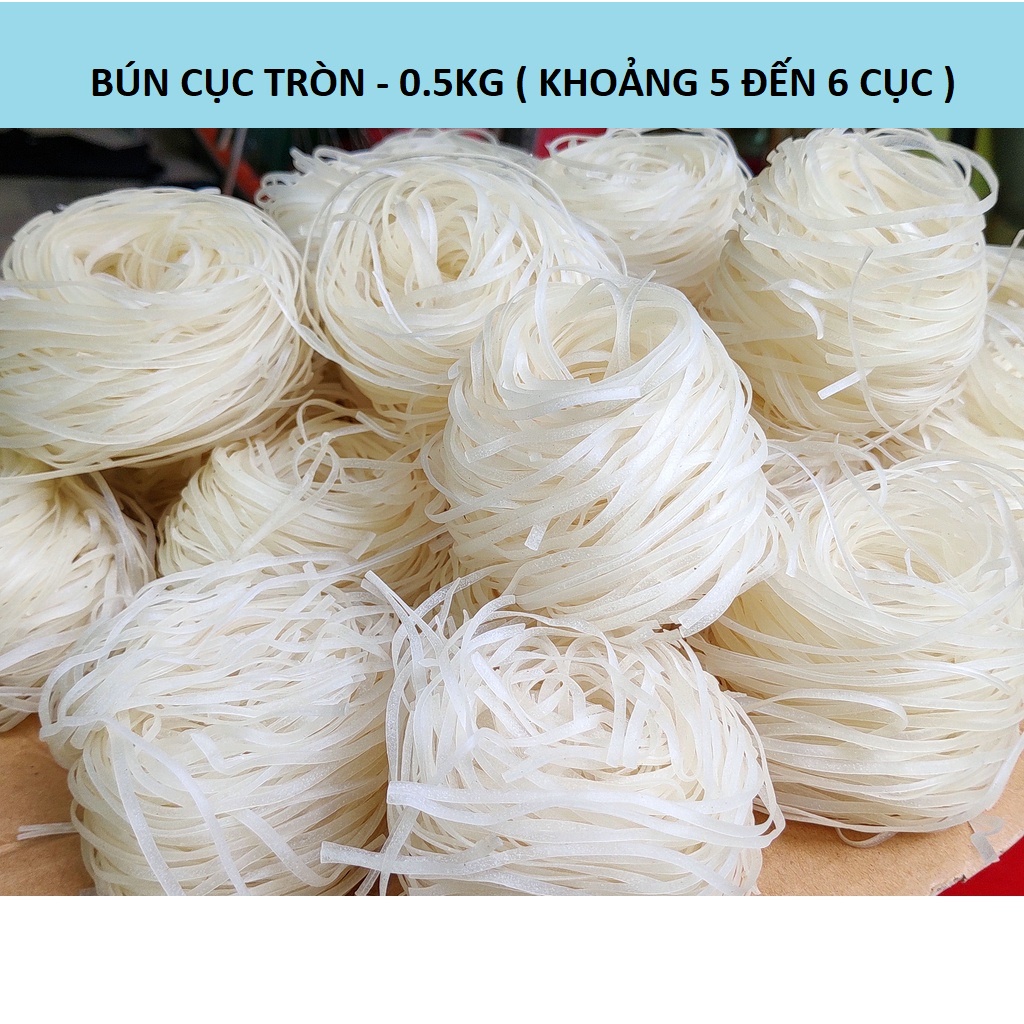 Bún tròn bình định - món ăn miền trung 0,5kg - hàng chính gốc
