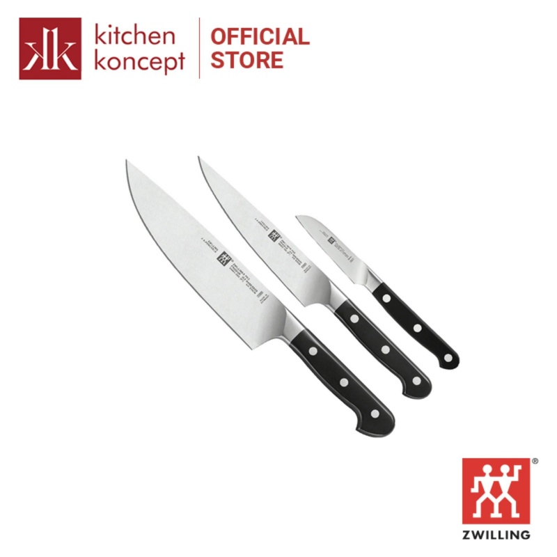 Zwilling - bộ dao làm bếp zwilling pro - 3 món