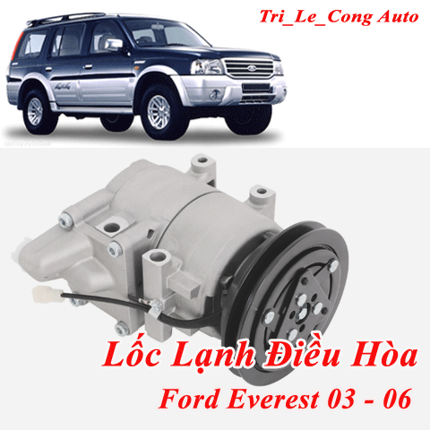 Cooling Unit + Head Pulley for Ford Everest 2003-2006 2.5L Diesel | 7-Seat Air Conditioning Compressor | Gasoline/Oil Machine at Hang Bai Giá 4,080,300 Đồng*Miễn phí vận chuyển