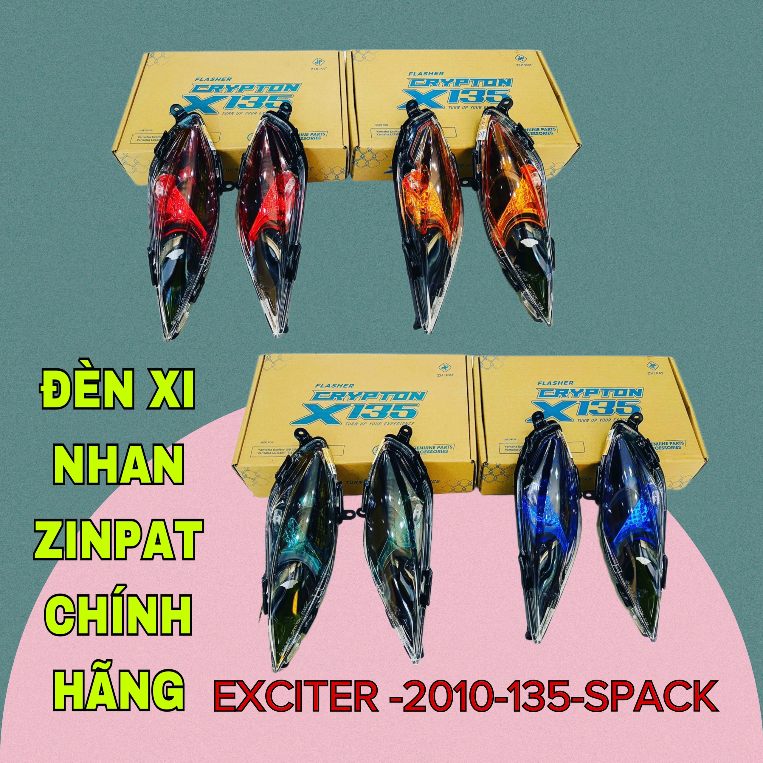 Đèn xi nhan zinpat exciter 2010 chính hãng