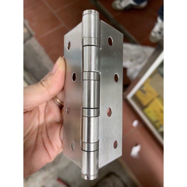 Bản lề lá INOX 10cm dày 2 chiếc ( inox 304 ) có kèm vít