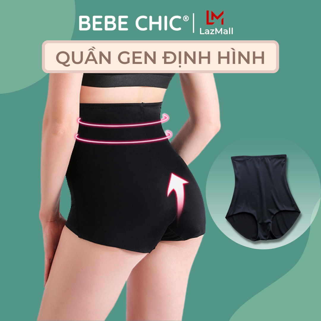 Quần gen bụng thon gọn eo nâng đẩy hông & mông bebechic qg001