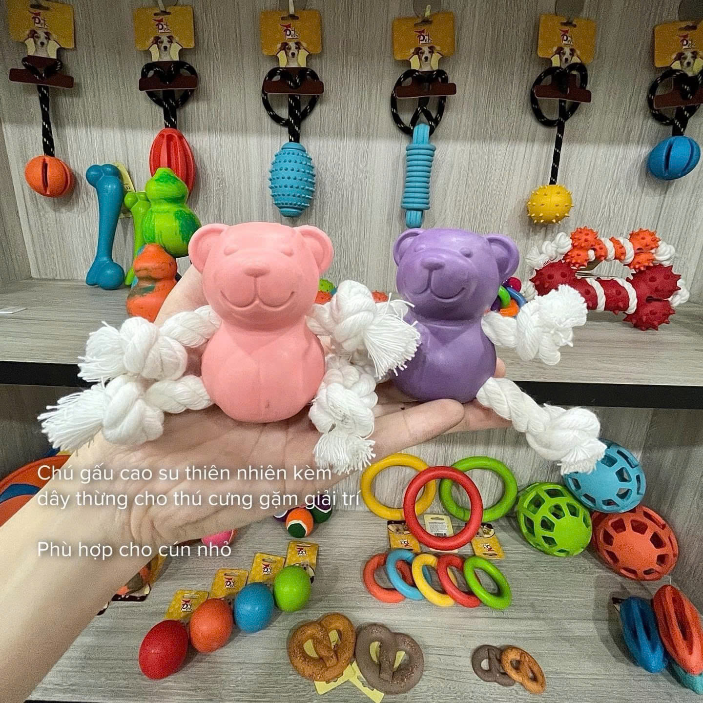 Gấu đồ chơi có dây