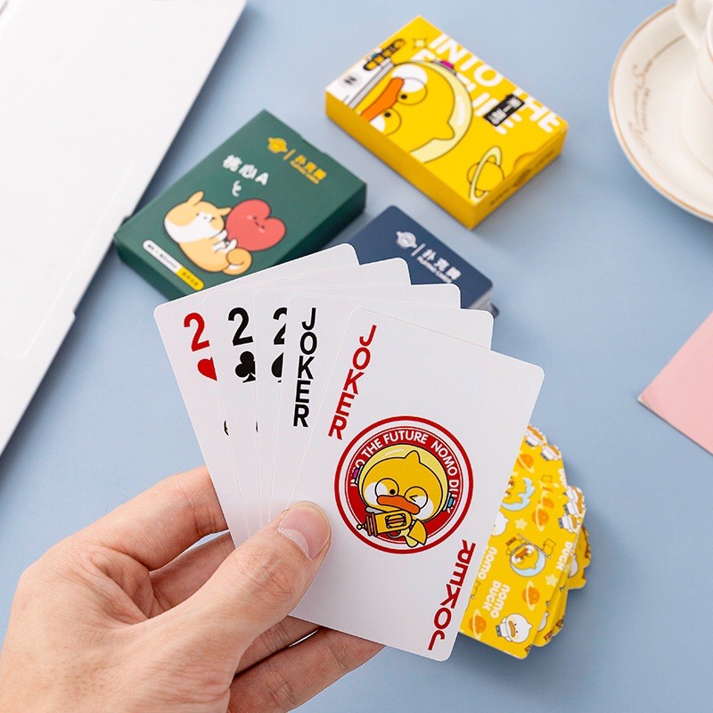 Bộ bài tây 52 lá hoạt hình dễ thương/ pocker hình cute