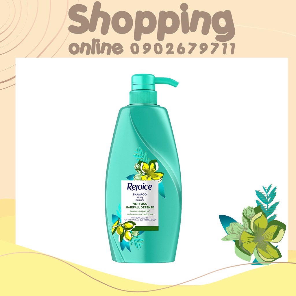 Dầu Gội Rejoice Ngăn rụng tóc Thái Lan 600ml Xanh Oliu