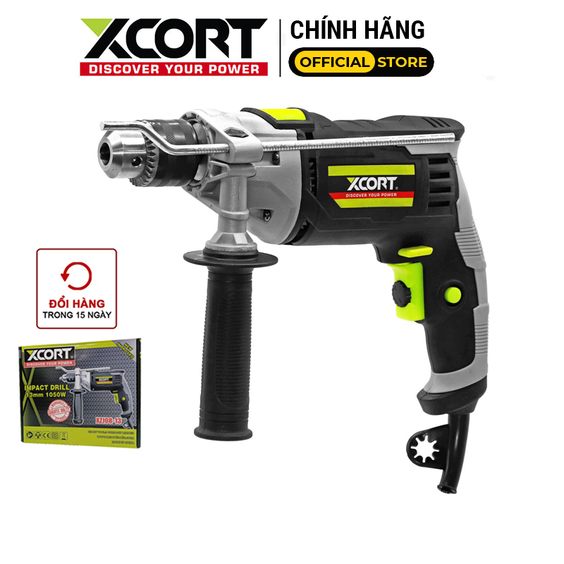 MÁY KHOAN ĐIỆN-MÁY KHOAN ĐỘNG LỰC XCORT 1000W-CHÍNH HÃNG