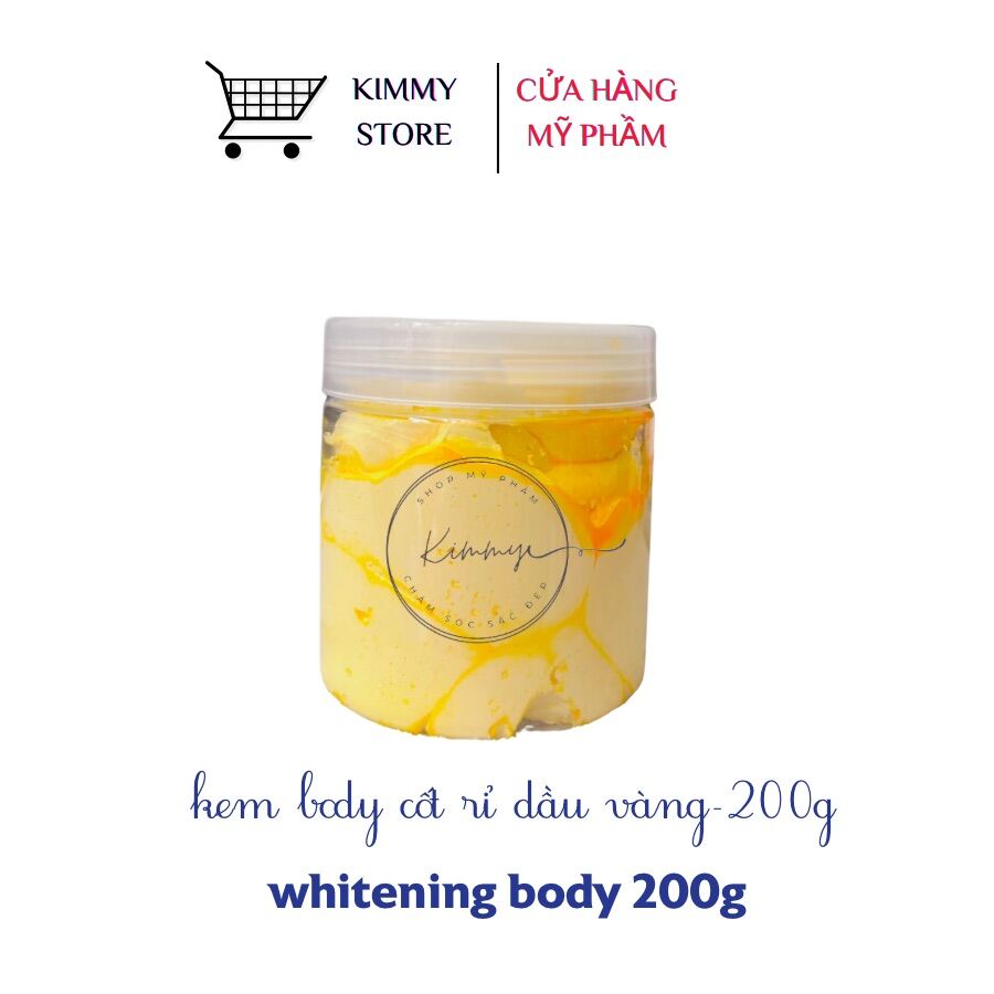 Lẻ hộp 200g kem trắng da cốt thái rỉ dầu vàng