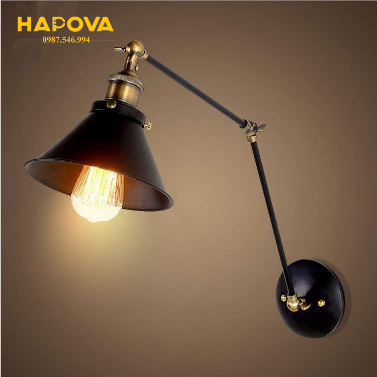 Đèn trang trí, đèn ngủ treo tường hapova dgt 0860 kèm bóng edison
