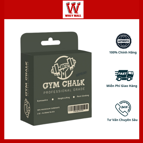Phấn Nén Tập Gym | Chống trượt khi nâng tạ, nắm tạ Gym Chalk - Professional Grade