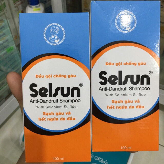 Combo 2 chai Dầu gội chống gàu Selsun 100ml