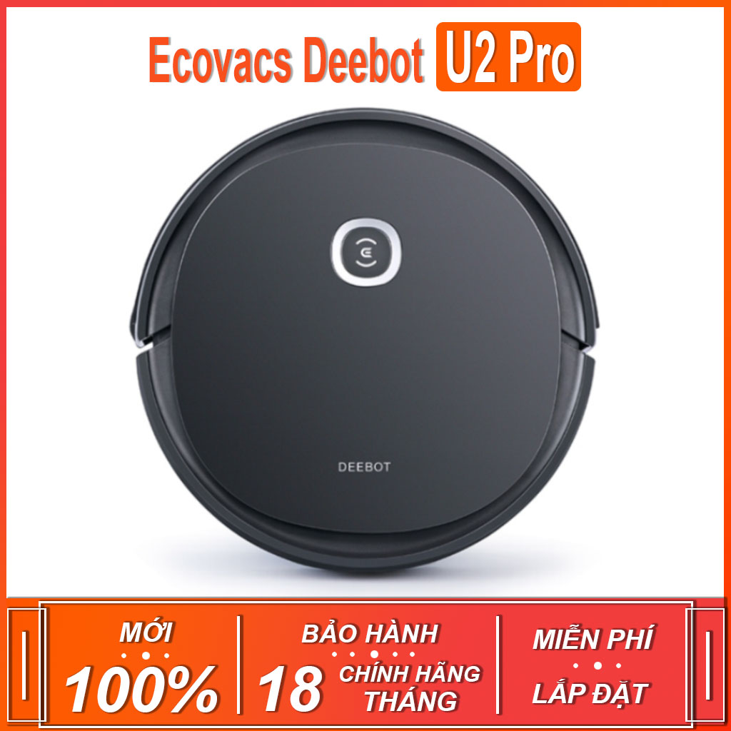 Robot hút bụi , lau nhà thông minh Ecovacs Deebot U2 Pro ( BẢN QUỐC TẾ - BẢO HÀNH 18 THÁNG )