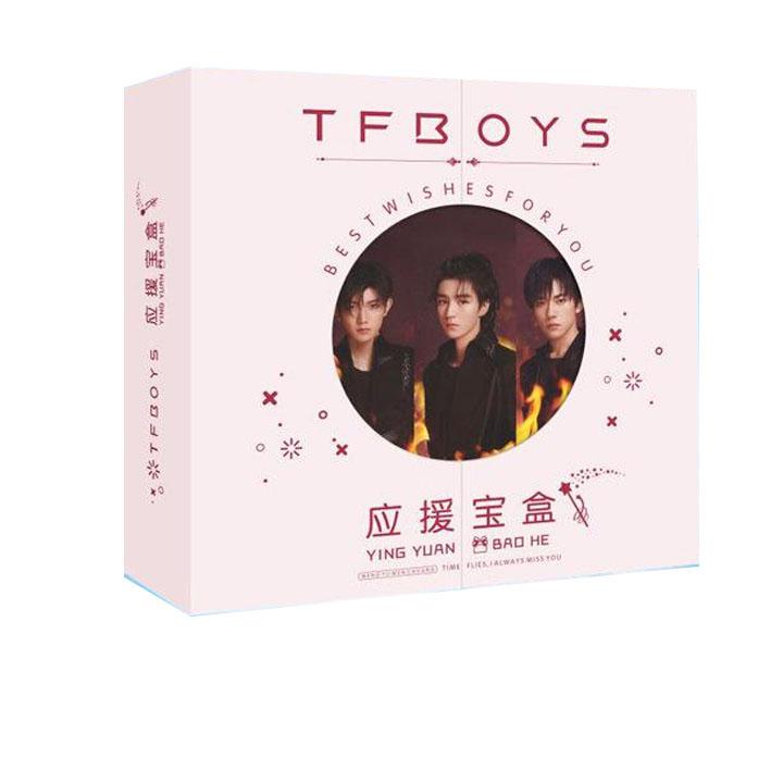 Hộp quà TFBOYS KỶ NIỆM 7 NĂM mẫu mới viền tròn có poster postcard bookmark banner huy hiệu album ảnh