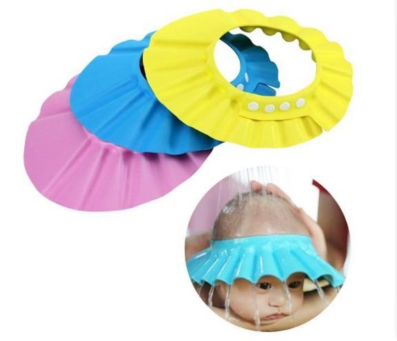Nón tắm gội đầu chắn nước có vành tai cho bé - nón tắm gội cho bé - nón tắm cho bé chắn nước