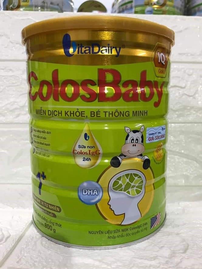 Sữa bột Colosbaby IQ Gold 1+ 800gr (Date mới)