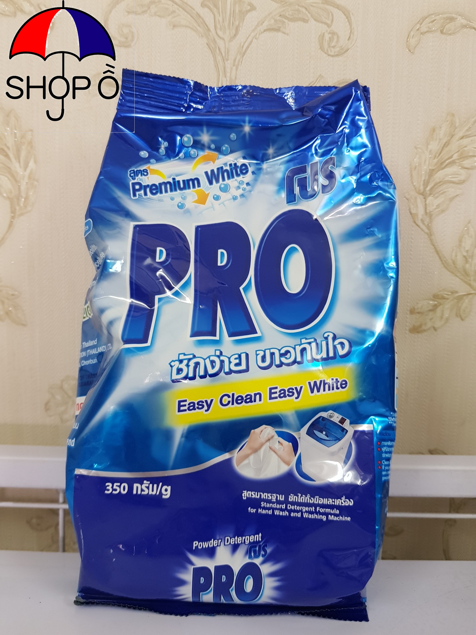 Combo 3 bịch bột giặt pro 350gram thái lan