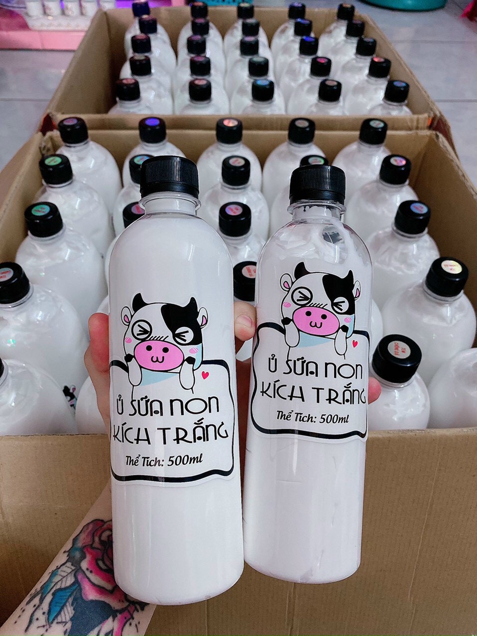 Sữa non kích trắng da 500ml ( ko có tem) - [FreeShip Max] - Chuyên mỹ phẩm giá sỉ Meo Mập