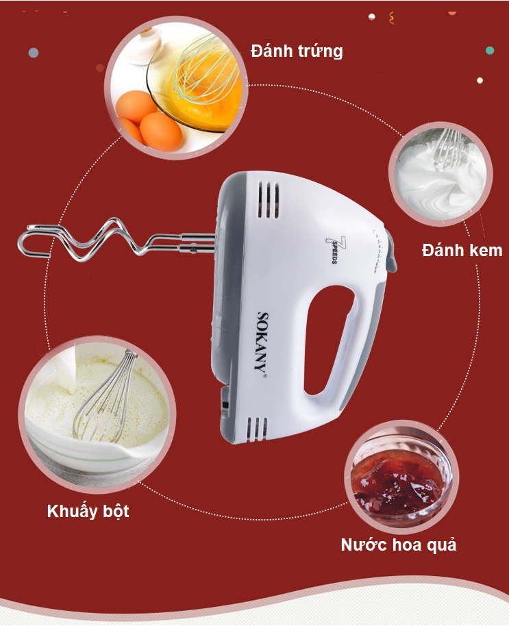 Máy Đánh Trứng Chuyên Nghiệp.Máy Đánh Trứng Cầm Tay.Máy đánh trứng, Máy đánh kem trộn bột giá rẻ.Máy Đánh Trứng Mini Cầm Tay.Máy Đánh Trứng 7 Tốc Độ