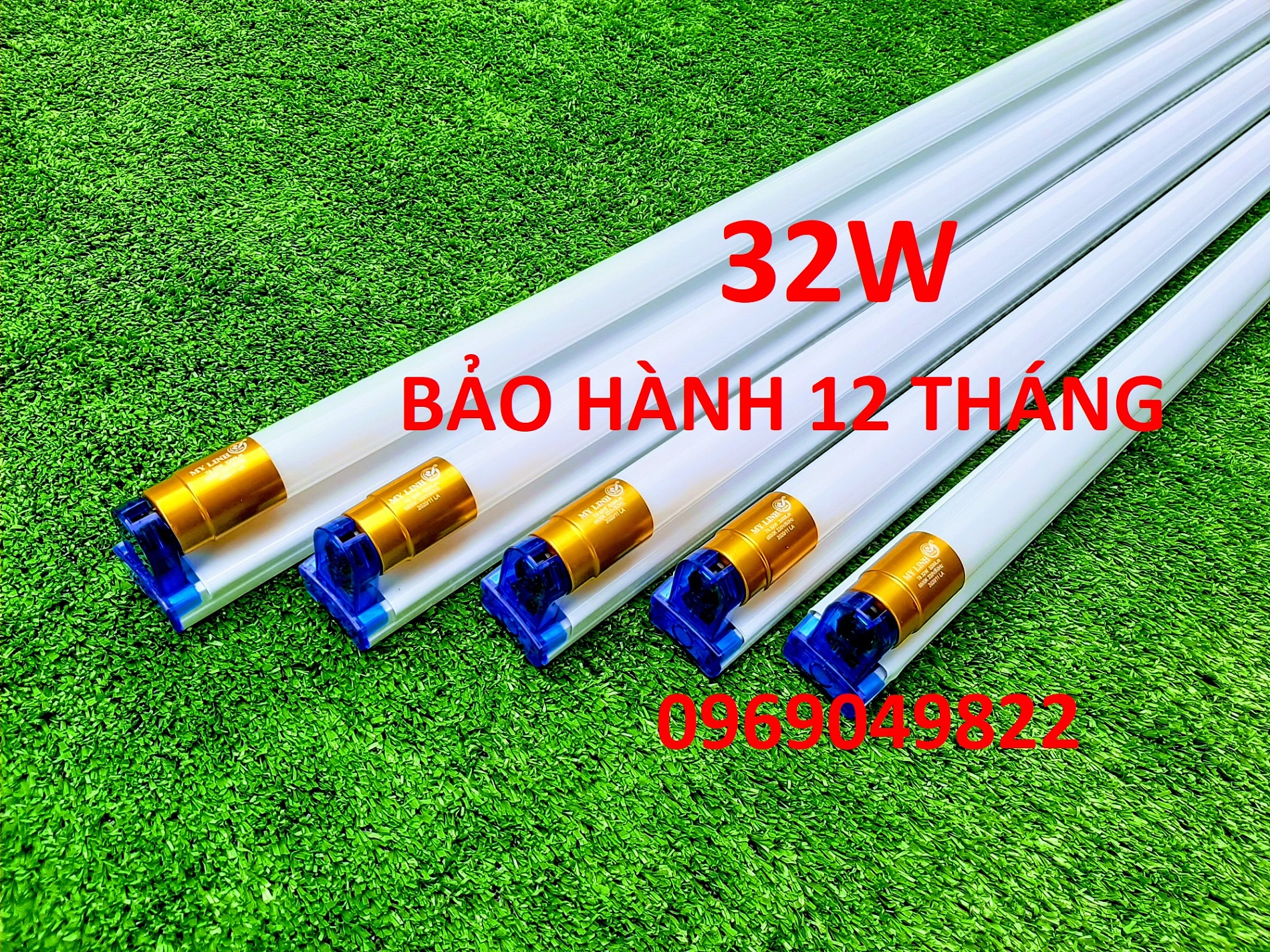 Combo 5 Bộ Đèn Led Tuýp 1m2 ( 1.2m ) 32W Siêu Sáng Bao Gồm Bóng & Máng