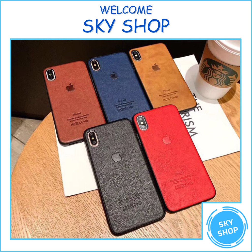 Ốp lưng iphone da logo Táo 6/6plus/6s/6splus/7/7plus/8/8plus/x/xr/xs/11/12/pro/max/plus/promax