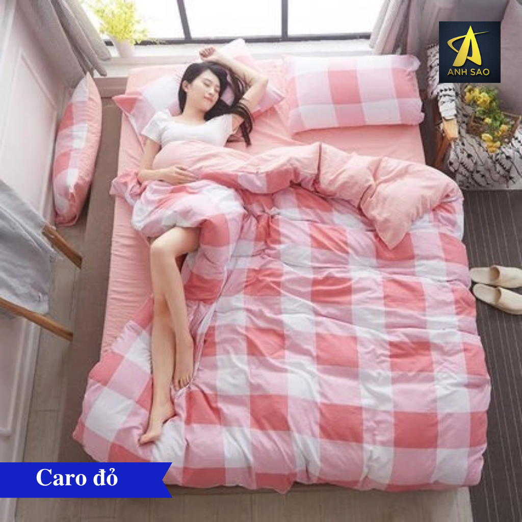 Bộ vỏ chăn ga gối cotton tici Pastel cao cấp Ánh Sao 1m6x2m/1m8x2m - mẫu mã đa dạng, thoáng mát