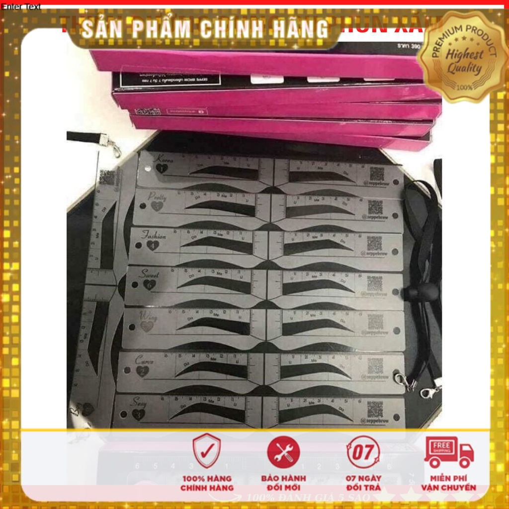 Khung vẽ chân mày 8 dáng dùng trong phun xăm thẩm mỹ dcpx