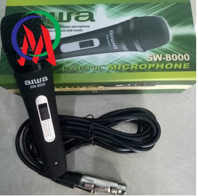 Micro karaoke có dây aiwa sw-8000