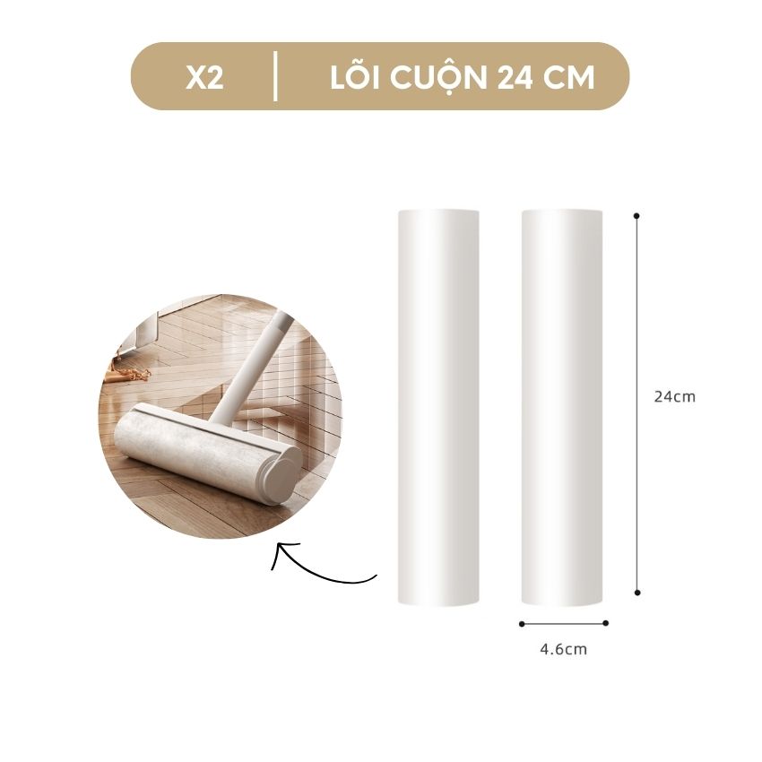 Feeka Bed Dust Roller Is 100 cm Long and 24 cm Wide, New Version of Clothes Dust Roller with Luxurious Style - 4