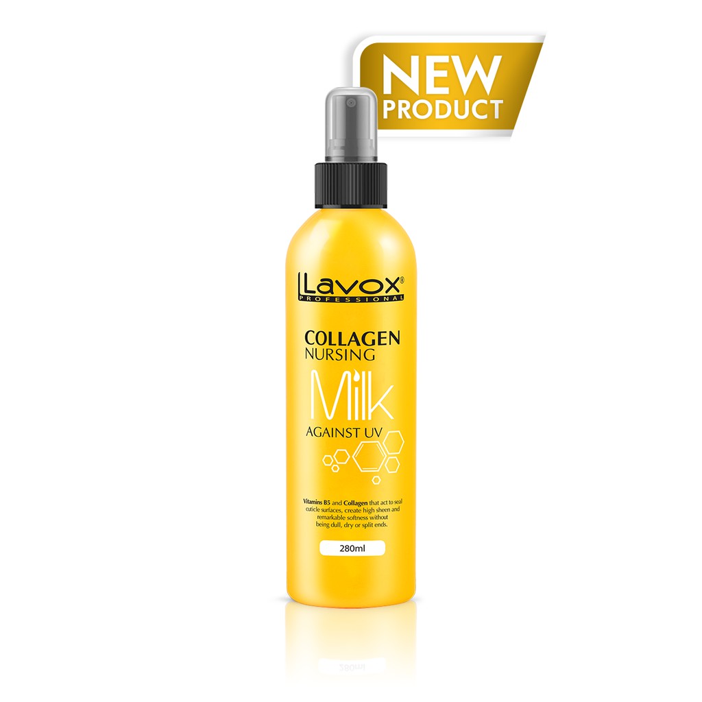 Sữa Dưỡng Collagen Chống Tia UV Siêu Bảo Vệ Tóc Lavox ( vàng )