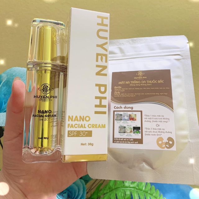 Kem face nano huyền phi _ tặng đắp mặt