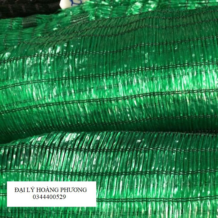 Lưới thái che nắng cho vườn lan 70% màu xanh khổ 2 mét