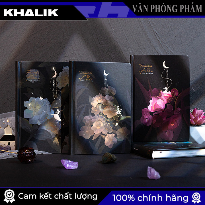 Sổ tay bìa cứng Night's Dream A5 bìa phát dạ quang siêu đẹp - Sổ nhật ký notepad