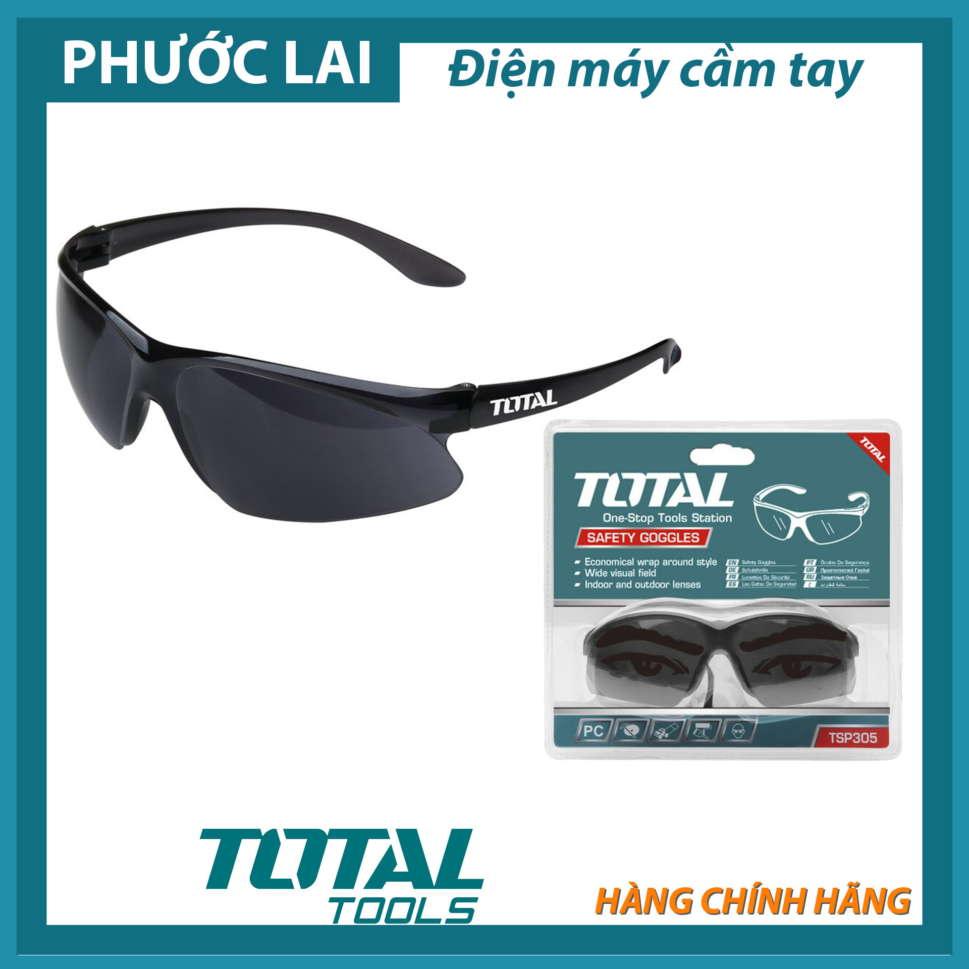 Kính bảo hộ chính hãng total tsp305