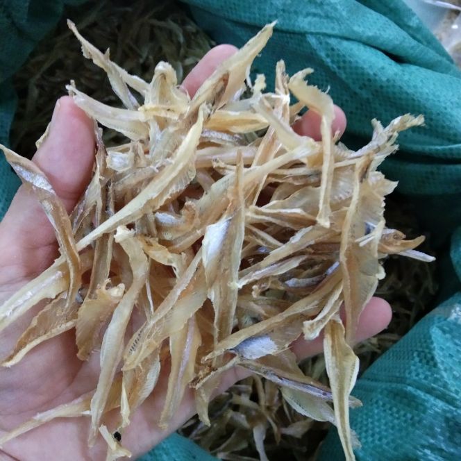 Khô cá cơm trắng tách xương GÓI 500GR nhiều lắm nhen