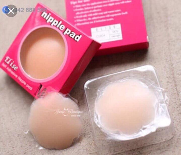 Miếng dán ngực nhũ hoa silicon mềm mại màu da giống thật